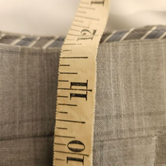 NWT Banana Republic Mens 35x32 Gray Tailored Fit Straight Leg Dress Pants - Picture 7 of 8